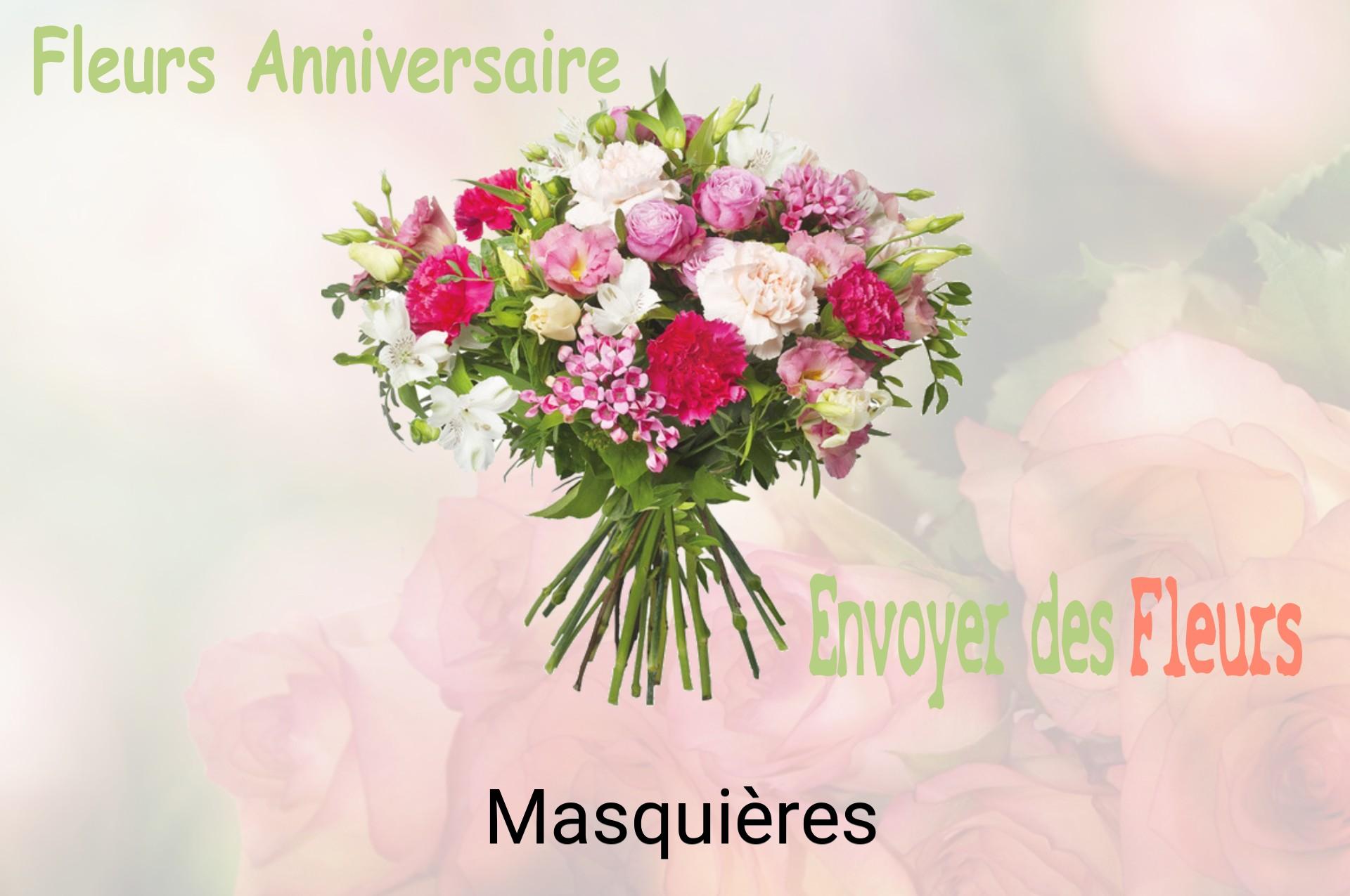 Bouquet de fleurs d’anniversaire livré à Masquières
